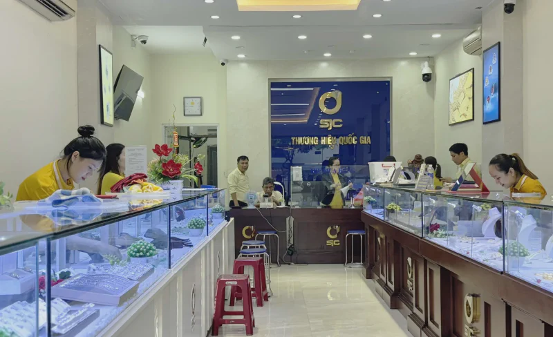 Cửa hàng vàng SJC tại Việt Nam