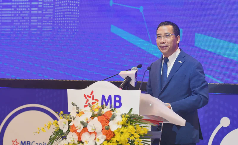 Tổng giám đốc MB Phạm Như Ánh phát biểu tại sự kiện