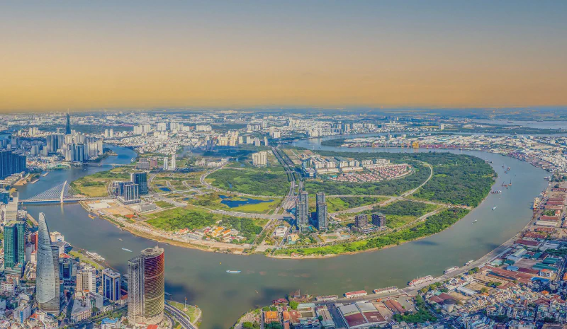 Khu Thủ Thiêm TP.HCM — vị trí dự kiến VIFC-HCMC