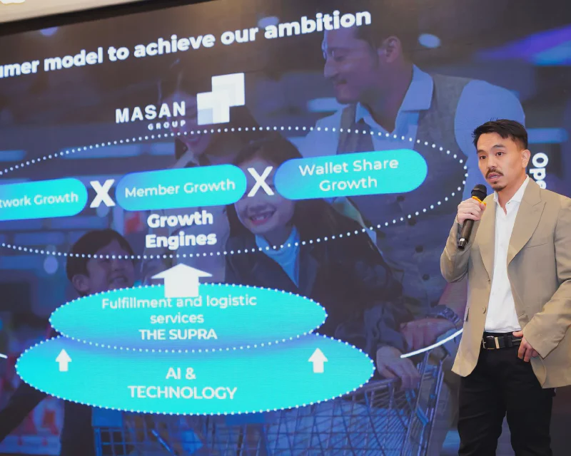 CEO Danny Le trình bày mô hình tiêu dùng tại ĐHCĐ Masan