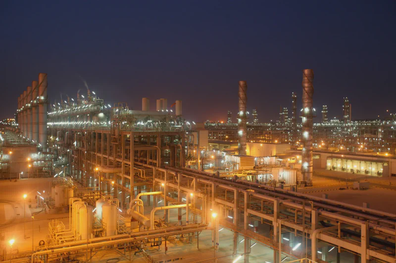 Nhà máy hoá lỏng LNG quy mô lớn — minh hoạ trung tâm Ras Laffan