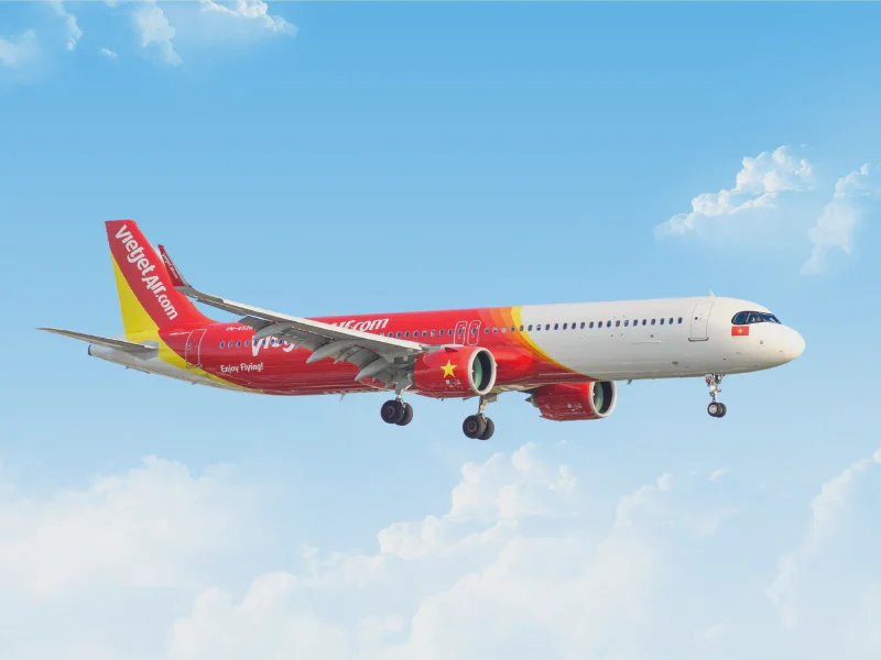 Máy bay Vietjet, đại diện nhóm hàng không VN hưởng lợi trực tiếp từ Brent giảm
