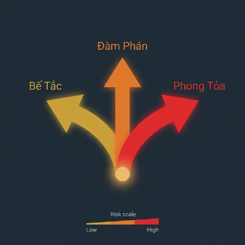 Ba hướng diễn biến từ bế tắc Mỹ-Iran: bế tắc, đàm phán, phong tỏa