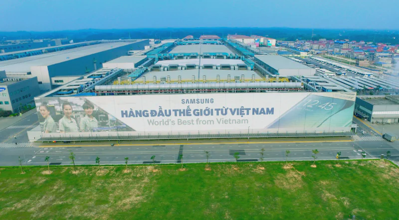 Nhà máy Samsung tại Bắc Ninh, cơ sở sản xuất smartphone lớn nhất thế giới của tập đoàn Hàn Quốc