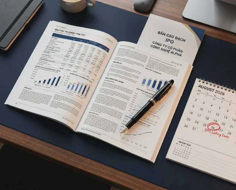 Cáo bạch IPO và lịch niêm yết tháng 8/2026