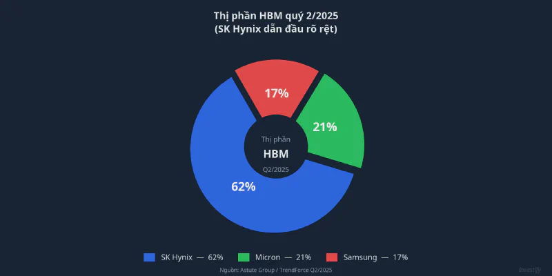 Thị phần HBM quý 2/2025