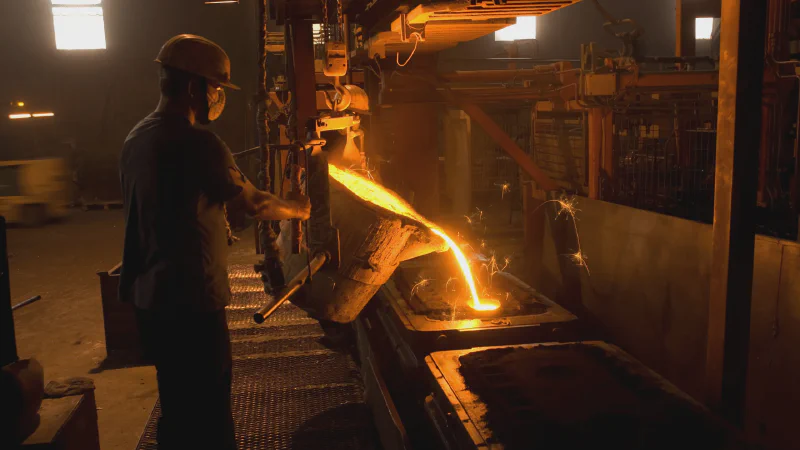 Hoa Phat steel production line