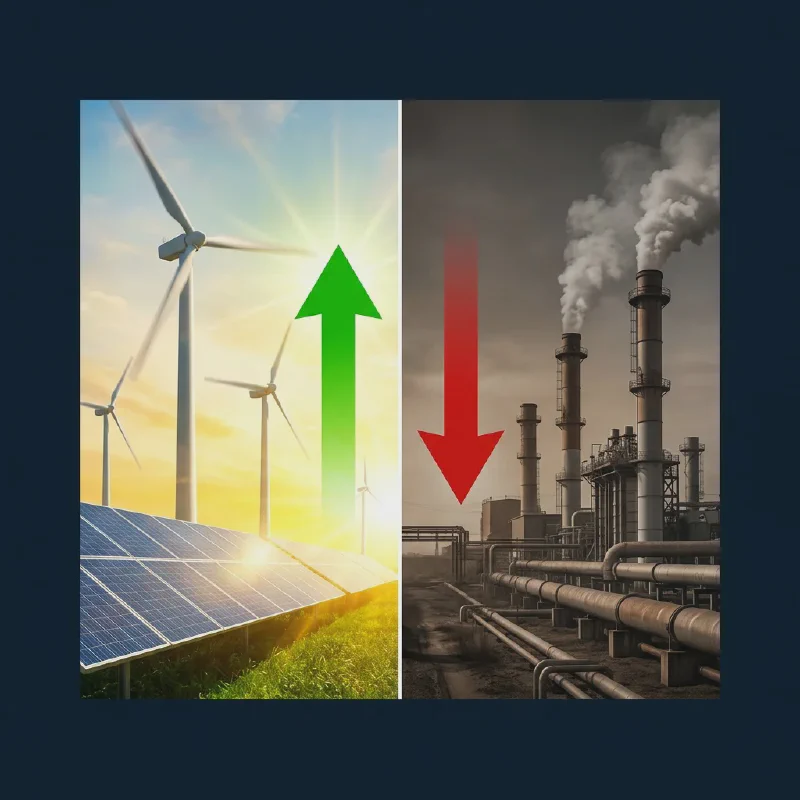 Comparison of renewable vs gas-fired power outlook