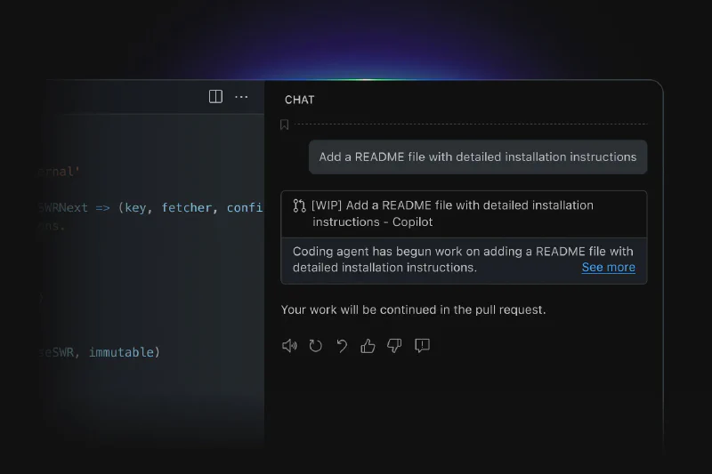 GitHub Copilot illustrating AI-assisted programming