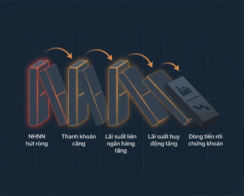 Liquidity domino chain