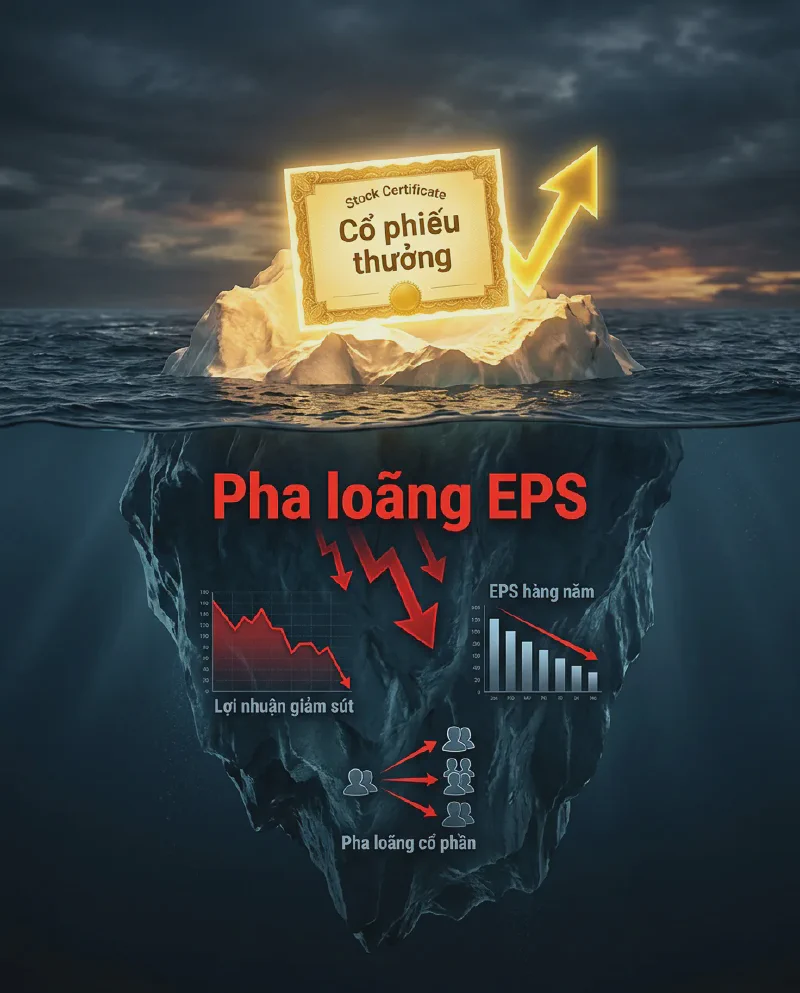 Bonus shares and EPS dilution: two sides of the same coin