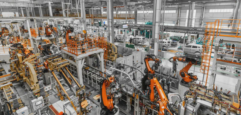 Modern manufacturing factory in Vietnam