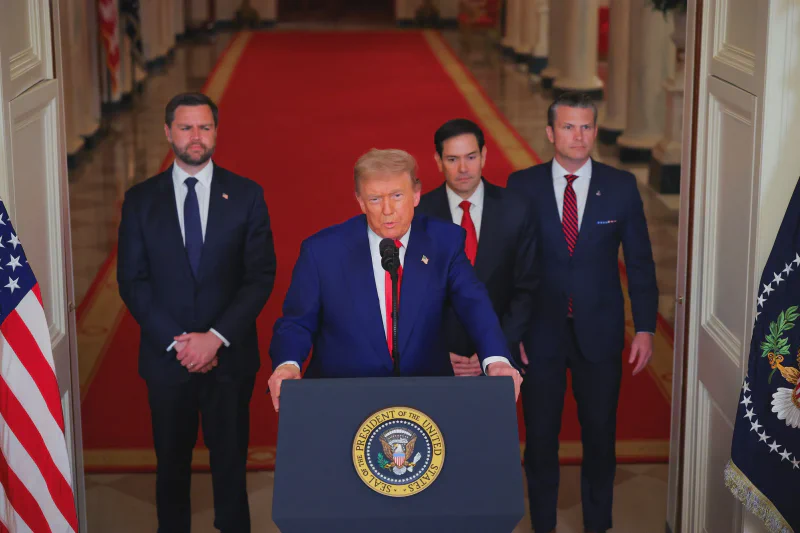 Trump speaking about the Iran ultimatum
