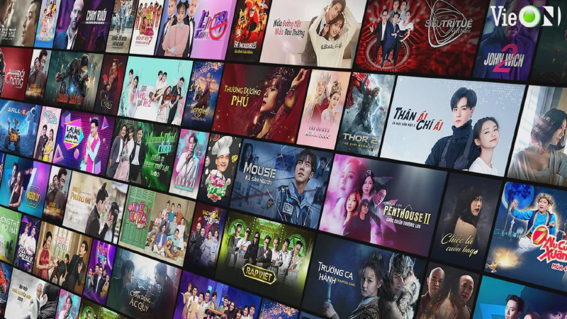 VieON content library — OTT platform within the DatVietVAC ecosystem