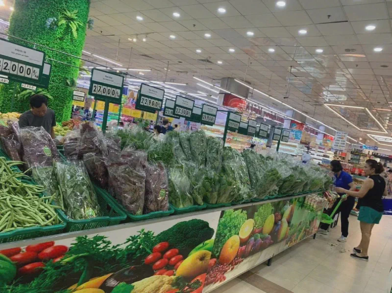 Vietnamese supermarket where consumers feel inflation impact most directly