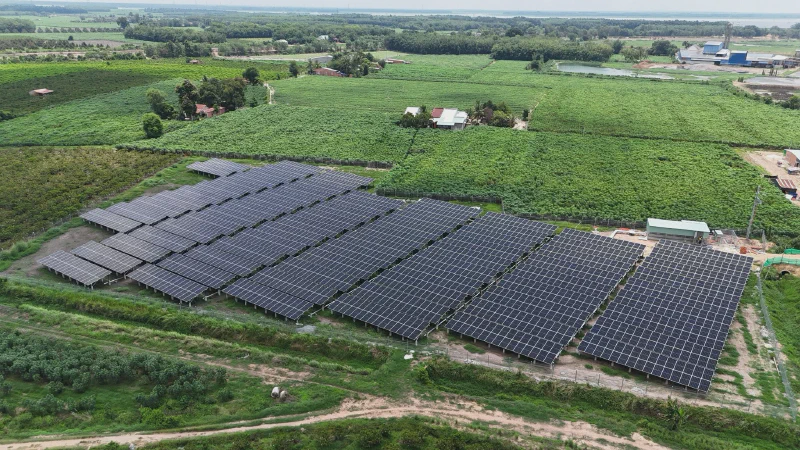 Solar farm in Vietnam