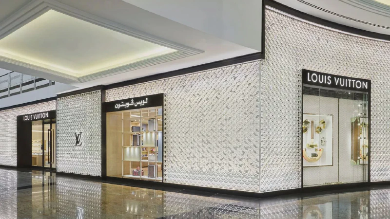 Louis Vuitton store in Dubai