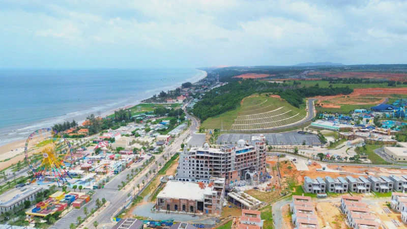 NovaWorld Phan Thiet aerial view, under construction