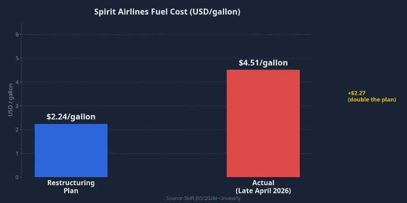 Spirit Airlines Fuel Cost: Plan vs. Actual