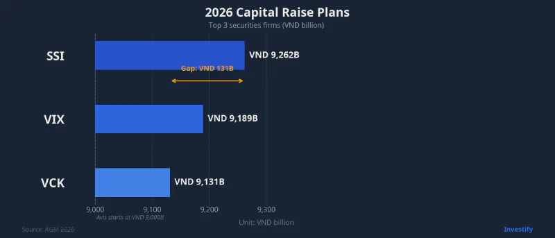 2026 Capital Raise Plans: SSI, VIX, VCK