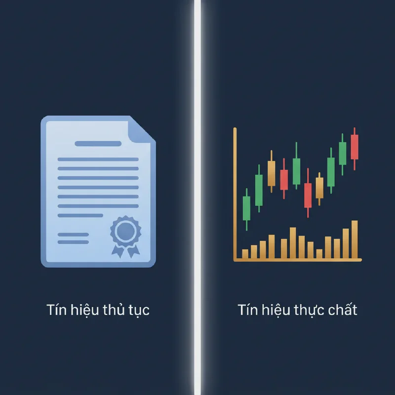 Procedural vs. substantive signals