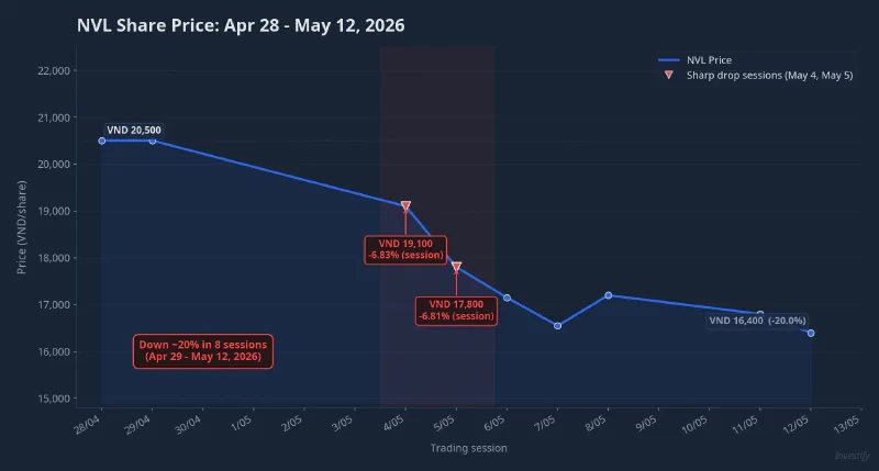 NVL Share Price Movement After the AGM