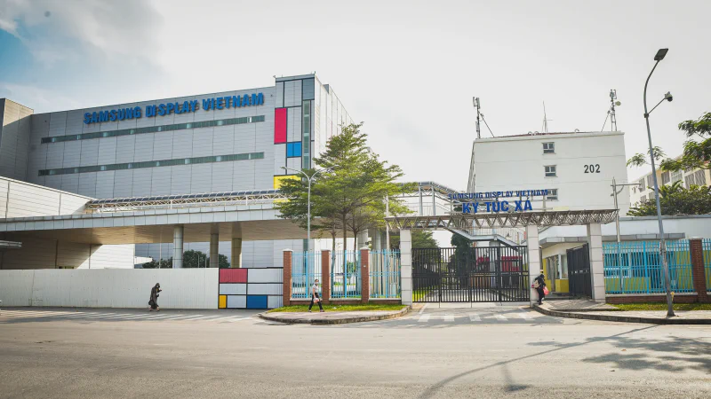 Samsung Display Vietnam factory in Bac Ninh