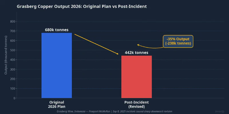 Grasberg Copper Output 2026: Original Plan vs Post-Incident