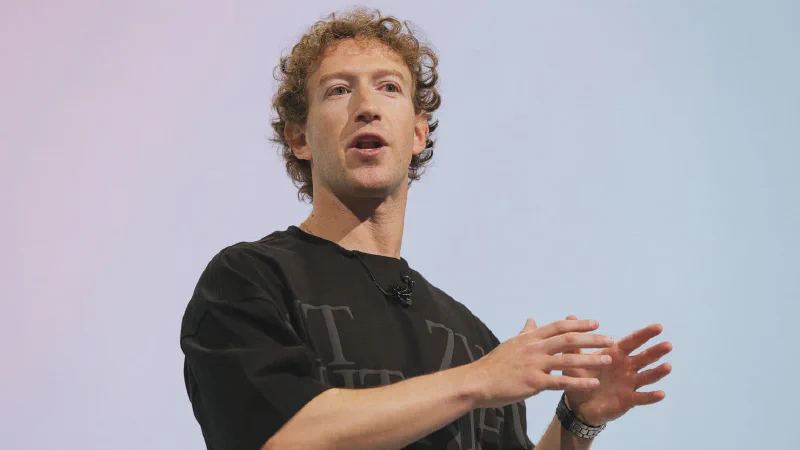 Mark Zuckerberg, CEO of Meta Platforms, speaking on AI strategy