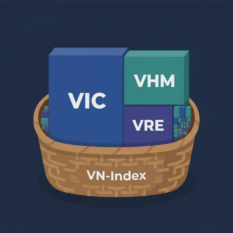 Vingroup&rsquo;s concentrated weight in the VN-Index basket