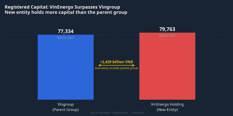 VinEnergo Holding vs. Vingroup: Registered Capital Comparison